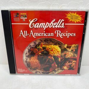 Vintage Campbells 400+ All-American Recipes CD-ROM Jewel Case 200 Full Size Pics